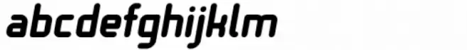 Technical Rounded VP Bold Oblique