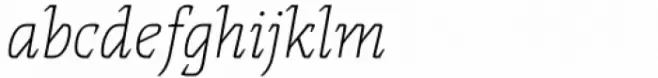 Thalweg Thin Italic