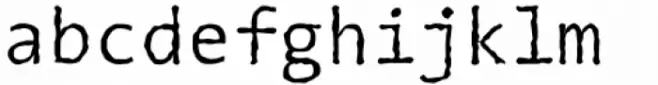 The Sans Typewriter Regular