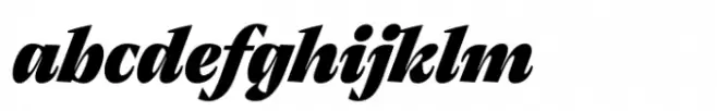 Thermal Black Headline Italic