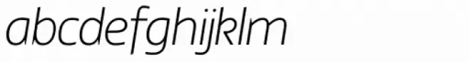 Thrifty Extra Light Italic