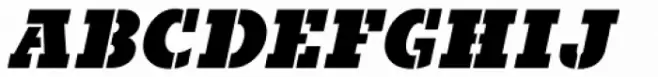Titling Stencil JNL Oblique