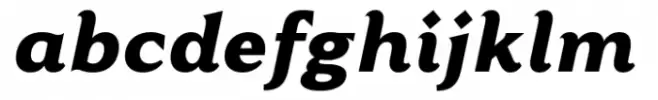 Toffee Extra Bold Italic