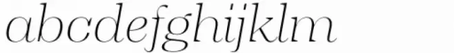 Tonus Display Thin Italic