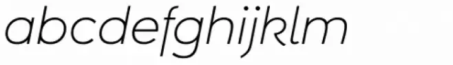Umba Sans Alt Thin Italic