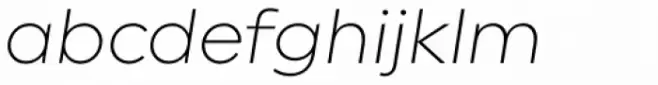 Uniform Pro Thin Italic