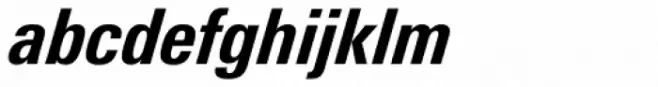 Univers Next Pro 721 Condensed Heavy Italic