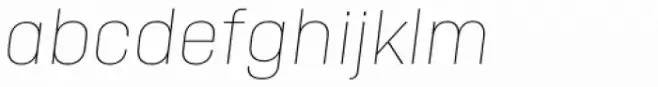 Urbandale Thin Italic