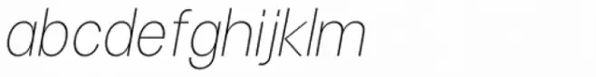 Vayu Sans Light Italic
