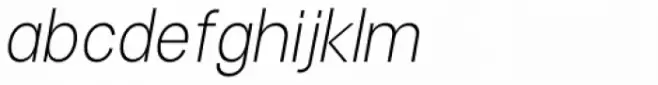 Vayu Sans Regular Italic