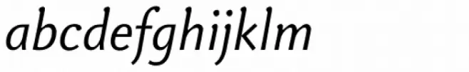 Veronika LT Std Italic
