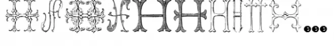 Victorian Alphabets H Regular Two