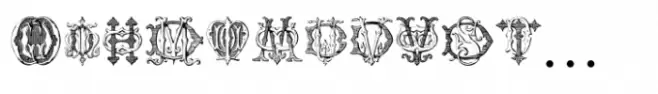 Vintage Monograms Regular D