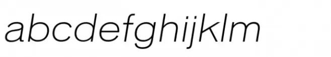 Vonnes Extended Thin Italic