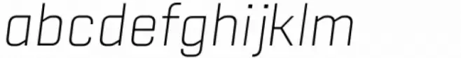 VTF Justina Extra Light Italic GEO