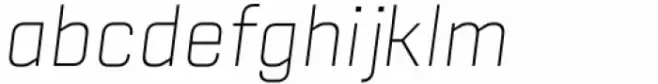 VTF Justina Thin Italic GEO