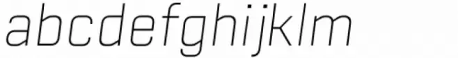 VTF Justina Thin Italic HUM