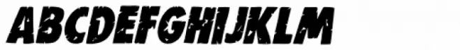 Woolwich Eroded Italic