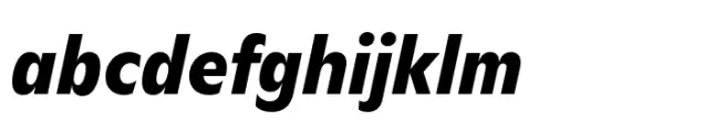 Wordmark Bold Condensed Italic