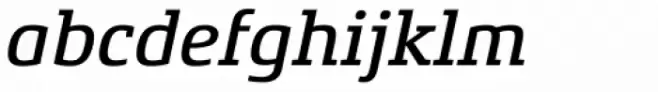 Xenois Slab Medium Italic