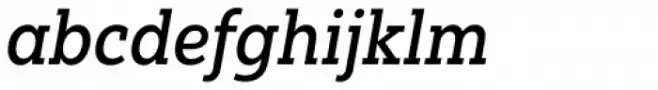 Yorkten Slab Condensed Medium Italic