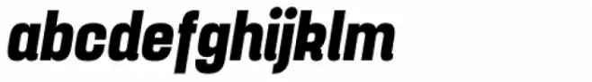 Yoshida Sans Bold Condensed Italic