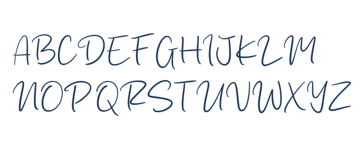 Casual Signature Uppercase