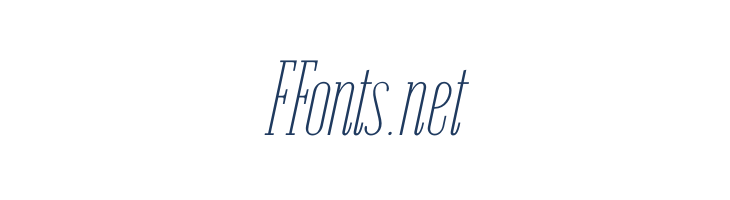 Emberly Thin Condensed Italic font — Lorem ipsum body text preview