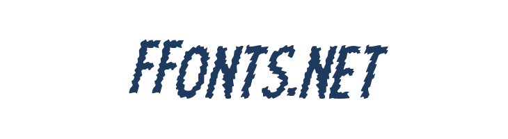 Ampire Staggered Italic font — Lorem ipsum body text preview