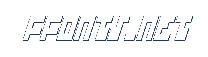 UFO Hunter 3D Italic font — Lorem ipsum body text preview