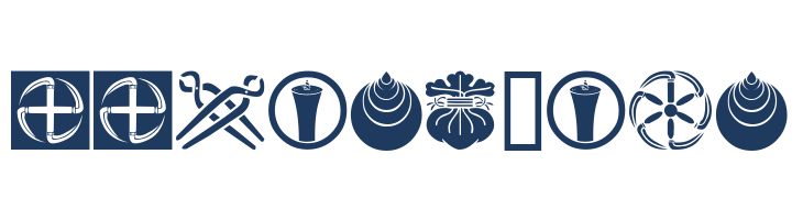 Oriental Icons III font — Lorem ipsum body text preview