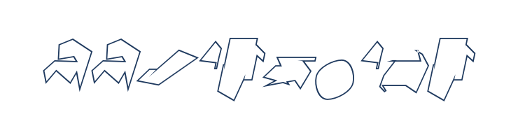 Siberia Reversed Outline Oblique font — Lorem ipsum body text preview