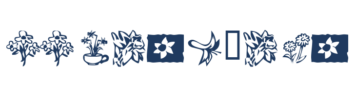 KR Kat's Flowers 3 font — Lorem ipsum body text preview