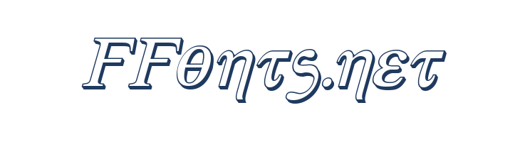 Achilles 3D Italic font — Lorem ipsum body text preview